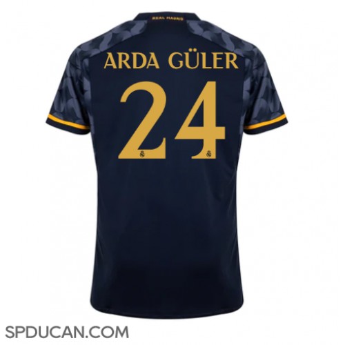 Muški Nogometni Dres Real Madrid Arda Guler #24 Gostujuci 2023-24 Kratak Rukav